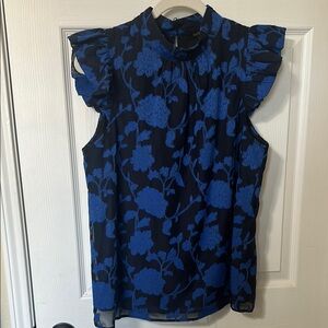 Sugarlips Floral Blue Women's Top